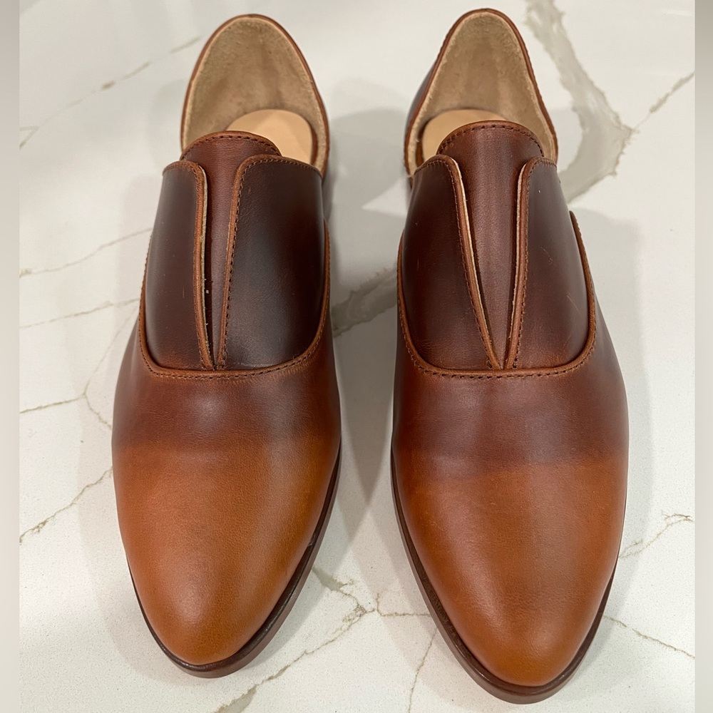 Nisolo Emma d’Orsay WOxford. Women’s size 5 Color Brown - Picture 6 of 11